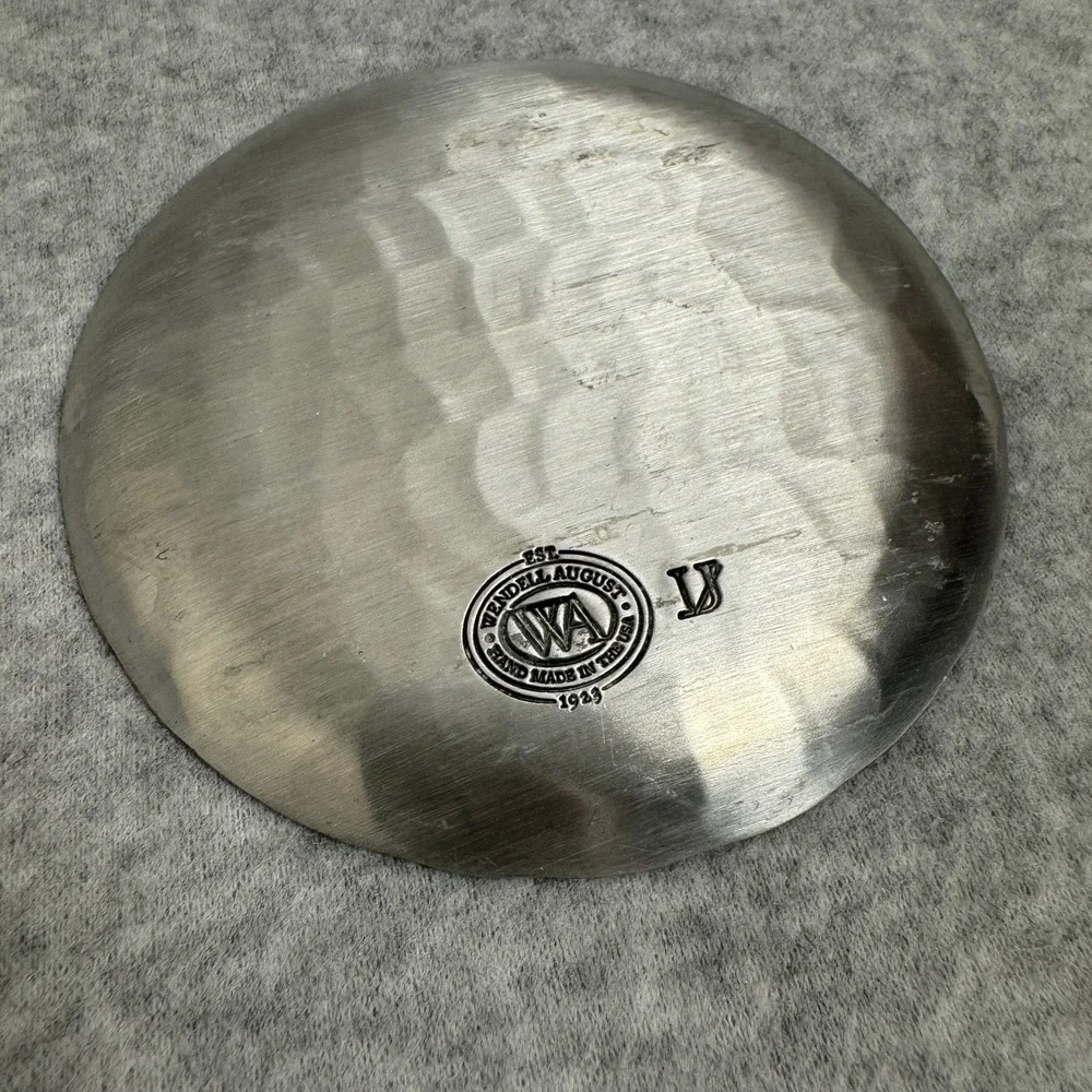 Vintage Wendell August Hand Forge Aluminum Trinket Dish Made in USA